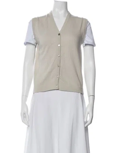Pre-owned Hermes Vintage Late 1990's - Early 2000's Sweater In Neutrals