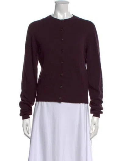 Pre-owned Hermes Vintage Late 1990's - Early 2000's Sweater In Purple