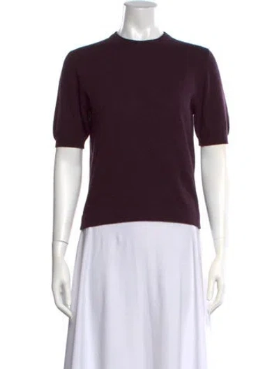 Pre-owned Hermes Vintage Late 1990's - Early 2000's Sweater In Purple