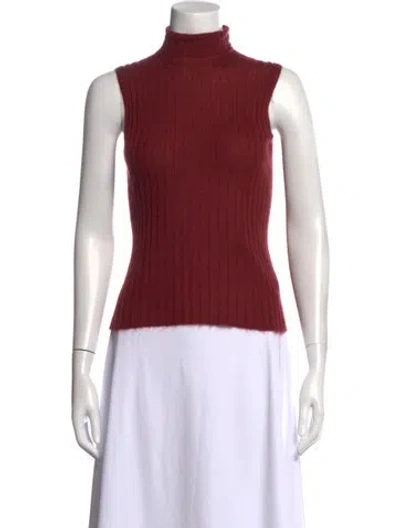 Pre-owned Hermes Vintage Late 1990's - Early 2000's Sweater In Red