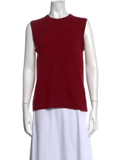Pre-owned Hermes Vintage Late 1990's - Early 2000's Sweater In Red