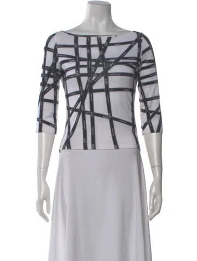 Pre-owned Hermes Vintage Late 1990's - Early 2000's Top In Neutral