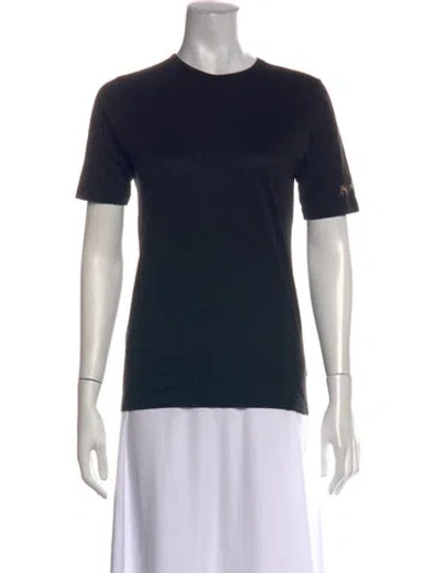 Pre-owned Hermes Vintage Late 1990's - Early 2000's T-shirt In Black