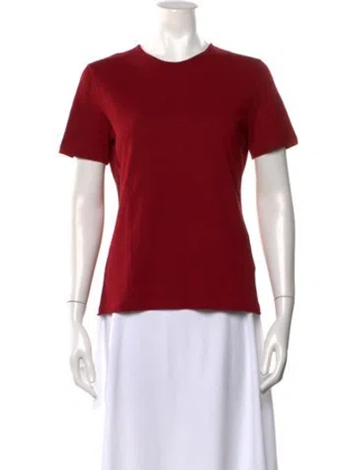 Pre-owned Hermes Vintage Late 2000's - Early 2010's T-shirt In Red