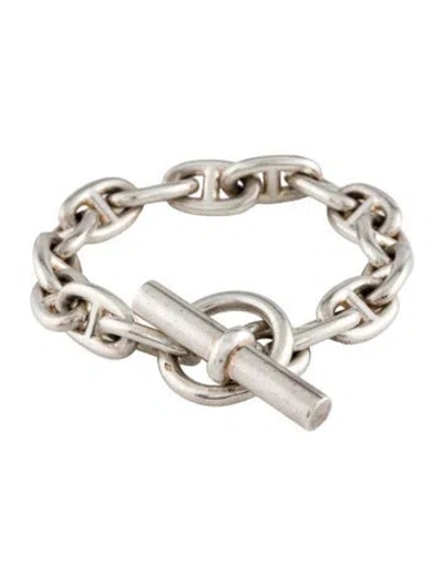 Pre-owned Hermes Vintage Medium Chaine D'ancre Bracelet, 6.25" In Multi