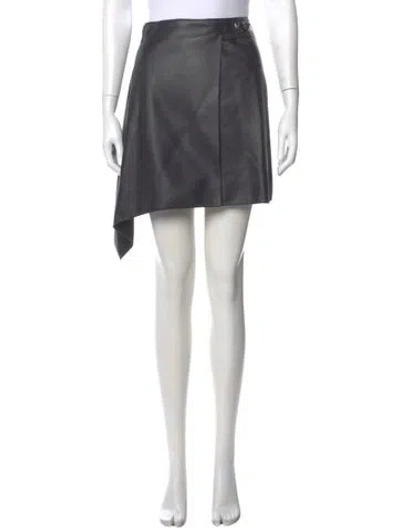 Pre-owned Hermes Vintage Mini Skirt In Black