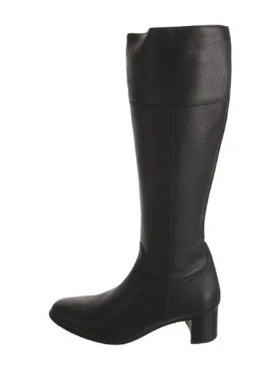 Pre-owned Hermes Vintage Penelope Boots In Black