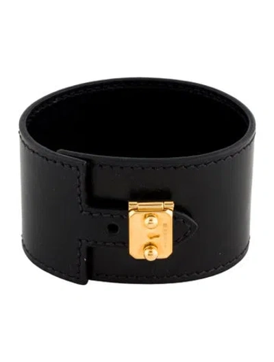 Pre-owned Hermes Vintage Rush Bracelet In Black