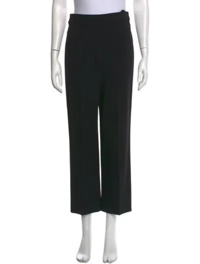 Pre-owned Hermes Vintage Straight Leg Pants In Black