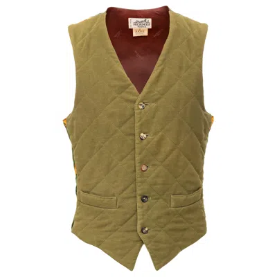 Pre-owned Hermes Hermès Vintage Vest - '90s In Brown