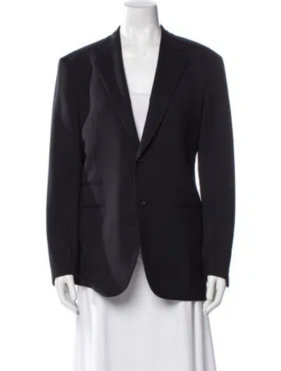 Pre-owned Hermes Virgin Wool Blazer In Multi