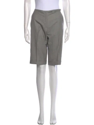 Pre-owned Hermes Virgin Wool Knee-length Shorts In Gray