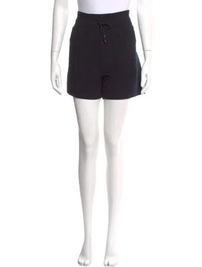 Pre-owned Hermes Virgin Wool Mini Shorts In Black