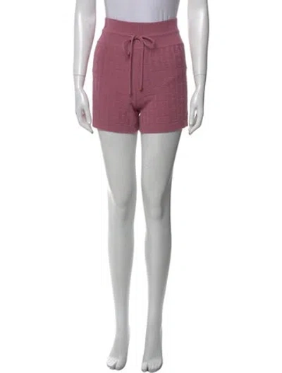 Pre-owned Hermes Virgin Wool Mini Shorts In Pink