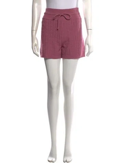 Pre-owned Hermes Virgin Wool Mini Shorts In Pink