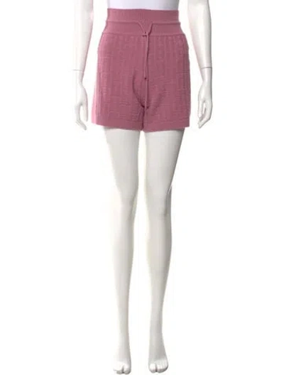 Pre-owned Hermes Virgin Wool Mini Shorts In Purple