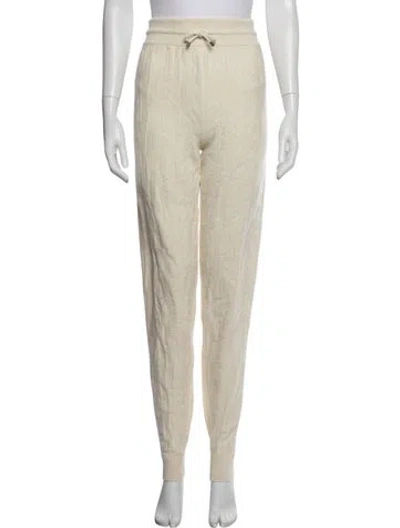 Pre-owned Hermes Virgin Wool Patterned Pajamas In Neutral
