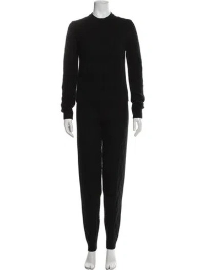 Pre-owned Hermes Virgin Wool Set In Black