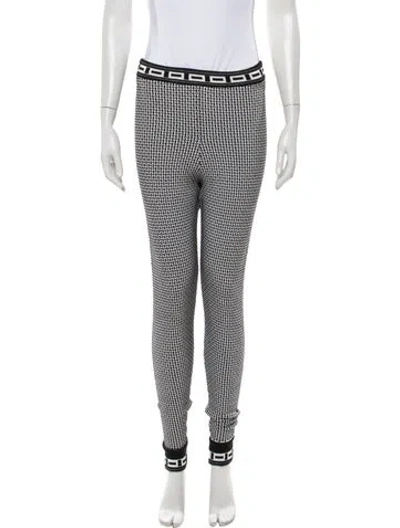 Pre-owned Hermes Virgin Wool Skinny Leg Pants In Black