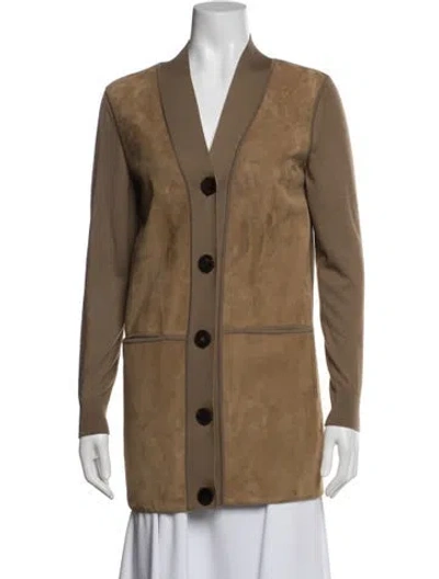 Pre-owned Hermes Virgin Wool Sweater In Neutrals
