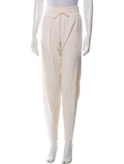 Pre-owned Hermes Virgin Wool Sweatpants In Neutral