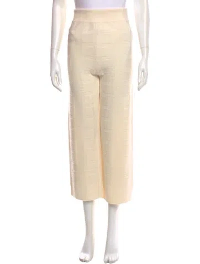 Pre-owned Hermes Virgin Wool Sweatpants W/ Tags In Neutral