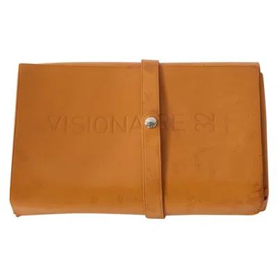 Pre-owned Hermes Hermès Visionaire Limited Edition Case In Orange