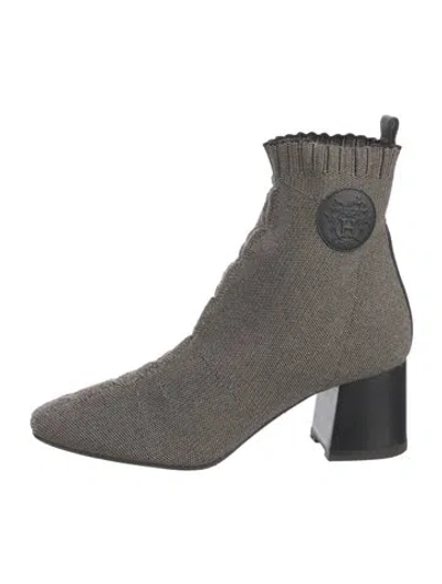 Pre-owned Hermes Volver 60 H Logo Boots In Black