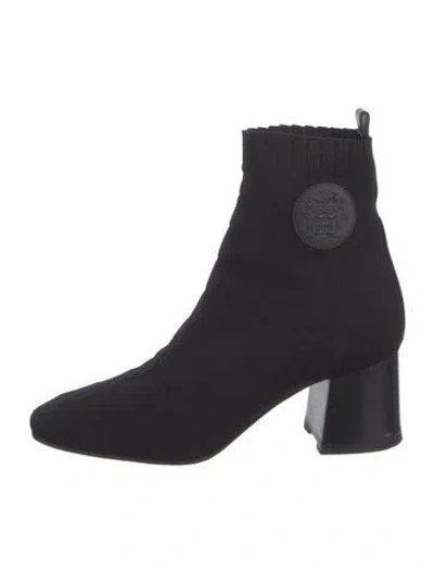 Pre-owned Hermes Volver 60 Sock Boots In Black