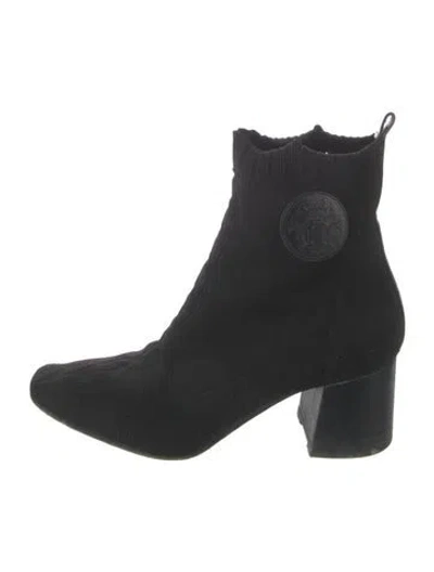 Pre-owned Hermes Volver 60 Sock Boots In Black