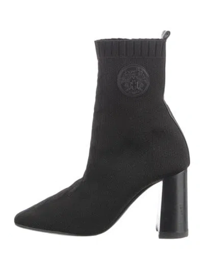 Pre-owned Hermes Volver H Logo Boots In Black