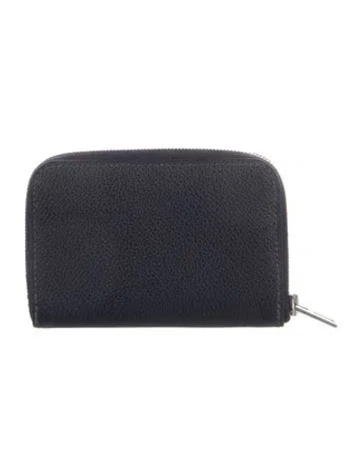 Pre-owned Hermes Wallet In Blue