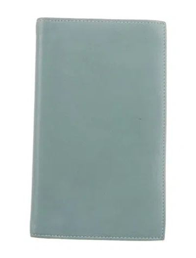 Pre-owned Hermes Wallet In Blue
