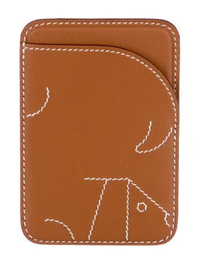Pre-owned Hermes Wallet In Brown