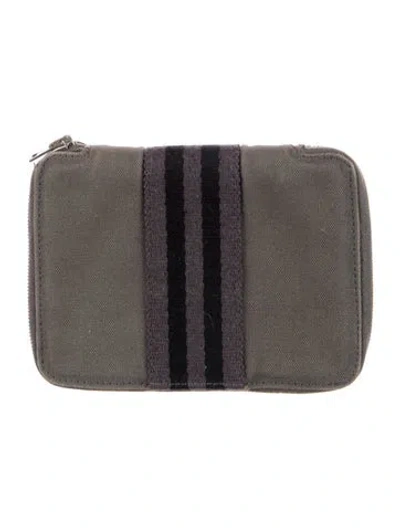 Pre-owned Hermes Wallet In Gray