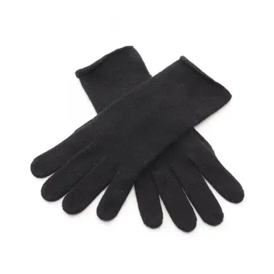 Pre-owned Hermes Warm Gloves () In Black