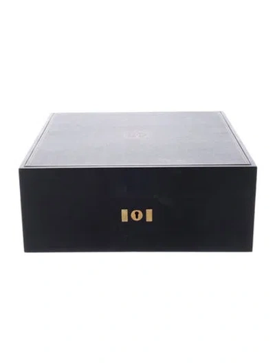 Pre-owned Hermes Watch Storage Box In Black/gold/metallic