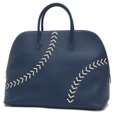 Pre-owned Hermes White Boston Bag Handbag ()