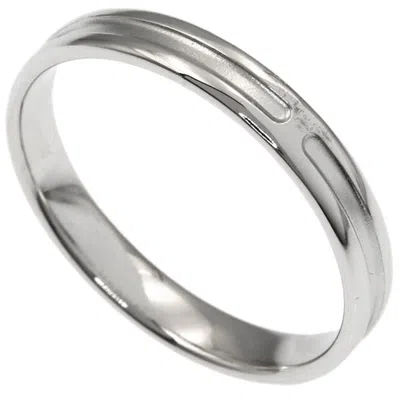 Pre-owned Hermes White Gold (18k) Band Ring ()