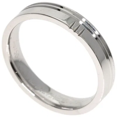 Pre-owned Hermes White Gold (18k) Band Ring ()