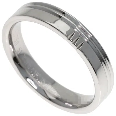 Pre-owned Hermes White Gold (18k) Band Ring ()