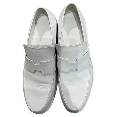 Pre-owned Hermes White Loafer New