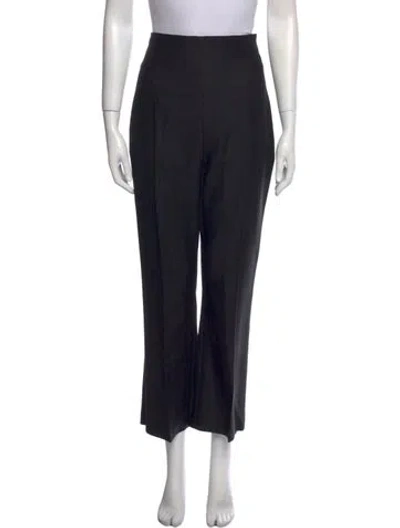 Pre-owned Hermes Wide Leg Pants In Black
