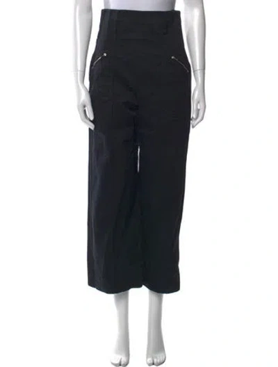 Pre-owned Hermes Wide Leg Pants In Black