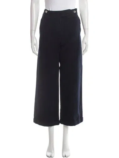 Pre-owned Hermes Wide Leg Pants In Black