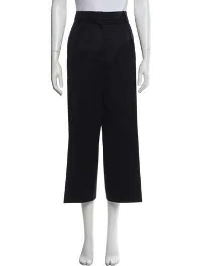 Pre-owned Hermes Wide Leg Pants In Blue