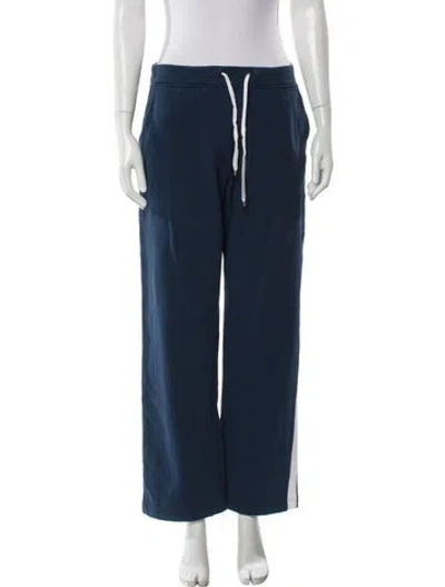 Pre-owned Hermes Wide Leg Pants In Blue