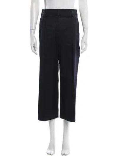 Pre-owned Hermes Wide Leg Pants In Blue