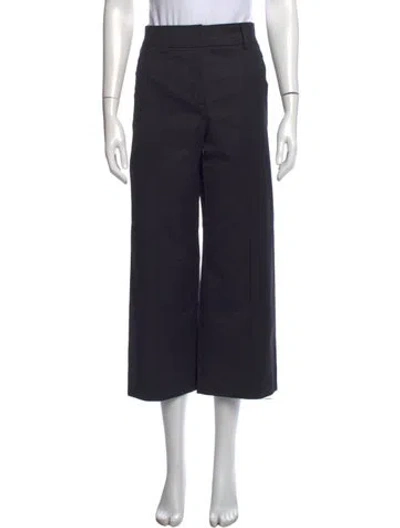 Pre-owned Hermes Wide Leg Pants In Blue