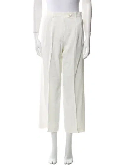 Pre-owned Hermes Wide Leg Pants In Neutral